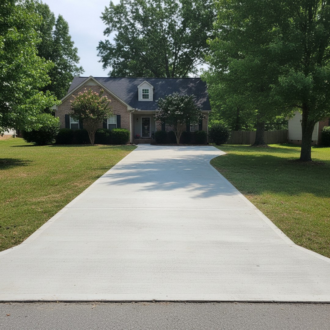 Concrete Driveways completed by Allied Concrete Solutions in Smithfield, NC